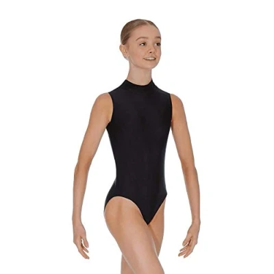 Imagen de Dancewear Central Roch Valley Maillot de Cuello Alto para Mujer, Negro, Age 7 8