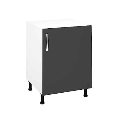 Imagen de HOGAR24 ES Mueble Bajo de Cocina 1 Puerta Color Gris Paris, Medidas: 85 x 60 58 cm