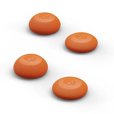 Imagen de Skull &amp; Co. Convex Thumb Grip Caps Joystick Cap Analog Stick Thumbstick Cover for Nintendo Switch Pro Controller PS5 / PS4 Slim/Pro Candy Orange, 2 Pairs (4pcs)