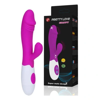 Imagen de Vibrador Snappy color violeta y de silicona PrettyLove