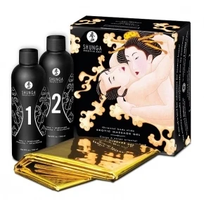 Imagen de Shunga Gel Masaje Nuru, Aroma de Melón y Mango, Incoloro 450 ml