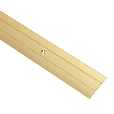Imagen de Gedotec Perfil de Transición Suelo Übergangsschiene Aluminio latón anodizado, 100 cm, cm