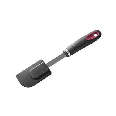 Imagen de Jata AC33 Espátula Silicona, Mango Ergonómico Antideslizante, Apto Lavavajillas, Resistencia 240, Negro