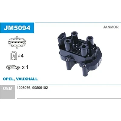 Imagen de JANMOR JM5094 Bobina de encendido