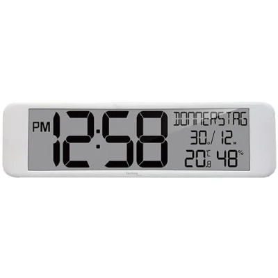 Imagen de Technoline WS8120 XXL Reloj de Pared Digital con Radio (indicador Temperatura y Humedad, 44 cm)