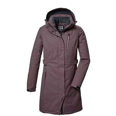Imagen de killtec Mujer Parka/parka funcional con capucha cremallera KOW 303 WMN PRK, malve, 36, 41815 000