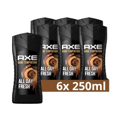 Imagen de Axe Dark temptation Set de 6 geles ducha (6 x 250 ml)