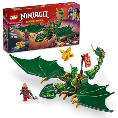 Imagen de LEGO Ninjago Dragón Verde del Bosque de Lloyd Juguete para Construir, Juego Ninja con 2 Minifiguras Catana y Armas, Regalo Niños Niñas 6 Años o Más 71829