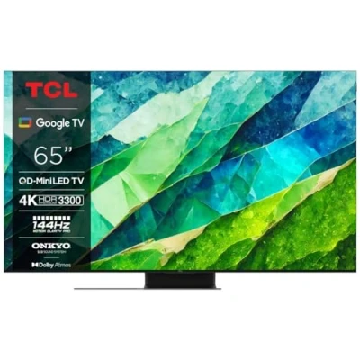 Imagen de TV Mini LED 65&quot; TCL 65C855, UHD 4K, Quantum Dot, AiPQ Pro Processor, Smart TV, Control por voz, Negro