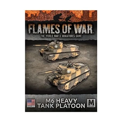 Imagen de Battlefront Miniatures Flames of War WW2: EE.UU. Pelotón de tanques pesados M6