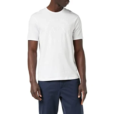 Imagen de Armani Exchange Camiseta para Hombre, Blanco (White 1100), S