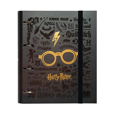 Imagen de Grupo Erik Archivador 4 anillas Harry Potter Carpeta A4 tapa dura Material escolar y papeleria Vuelta al Cole