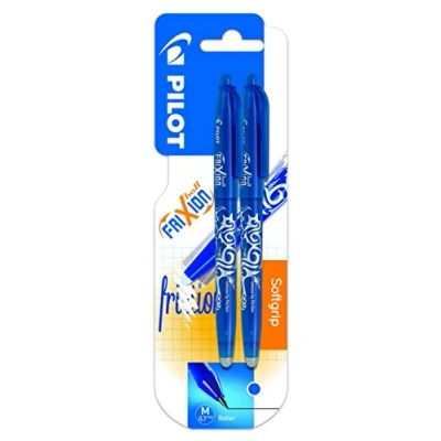 Imagen de Pilot Frixion Ball Bolígrafo borrable, 2 unidades, color azul