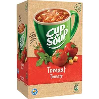 Imagen de Unilever Coup a Soup, Sopa Picante de Tomates, en Bolsa, 21 x 175 ml