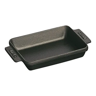 Imagen de Staub Fuente Rectangular, Hierro Fundido, Negro, 15 x 11 cm