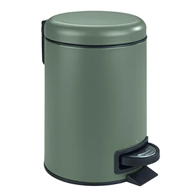 Imagen de Wenko Cubo de pedal 3 l. Leman, negro, litros