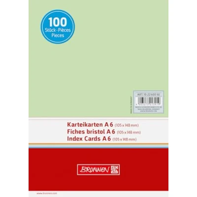 Imagen de Baier &amp; Schneider Cartulina (180 g/m², A6, horizontal), color verde claro