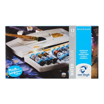 Imagen de Royal Talens Van Gogh Pocket Acuarela Pintura Set metálico &amp; Interferencia Colores