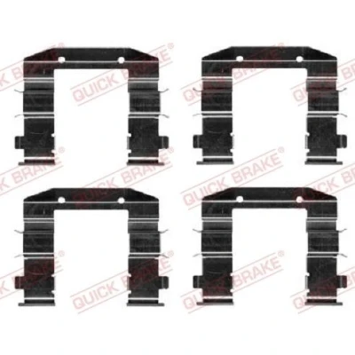 Imagen de QUICK BRAKE 109 0037 Kit de accesorios, pastillas frenos KIA: cee‘d II Hatchback