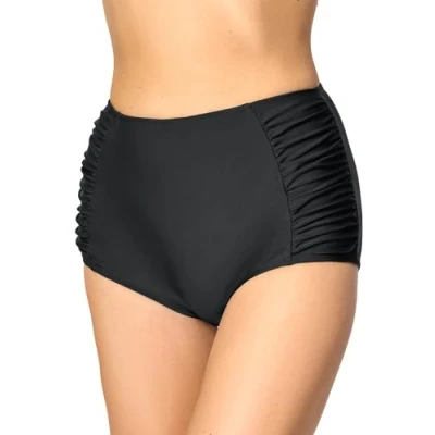Imagen de Merry Style Bragas de Bikini Parte Abajo Bañador Corte Alto Mujer MS10 119 (Negro (9240), 44)