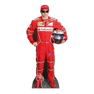 Imagen de STAR CUTOUTS Ltd CS665 Kimi Räikkönen, cartón, Multicolor, 174 x 85 cm, Lifesize