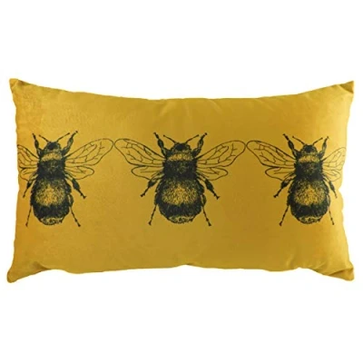 Imagen de Evans Lichfield Funda de cojín con diseño Abeja Dorada, 30 x 50cm