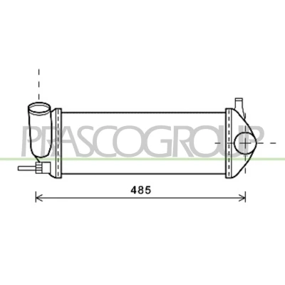 Imagen de PRASCO RN918N001 Intercooler RENAULT: Kangoo II Express, / Grand Kangoo, Be Bop