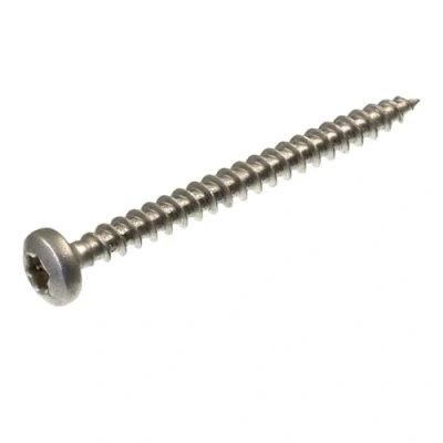 Imagen de SECCARO tornillo para madera aglomerada de cabeza semirredonda, 4 x 45 mm, acero inoxidable V2A, VA A2, con rosca completa, TX/hexagonal interior, 150 unidades