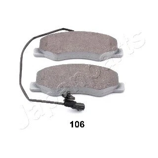 Imagen de JAPANPARTS PP 106AF Juego de pastillas freno Eje trasero con contacto avisador desgaste RENAULT: MASTER 3 Kasten, Bus,