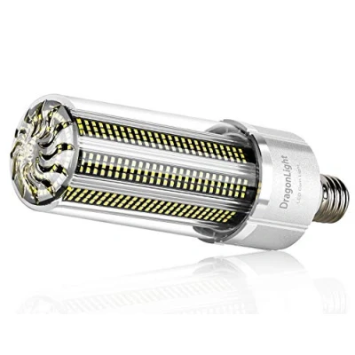 Imagen de DragonLight 150W Bombilla LED de superbrillante maíz (equivalente a 1000W) E40 Edison 5000K blanco frío 20250 lúmenes para iluminación grande Garaje almacén taller patio