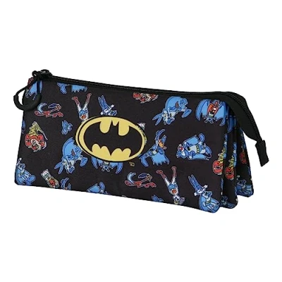 Imagen de Looney Tunes Batman Portatodo Triple FAN 2.0, Negro, 23 x 11 cm