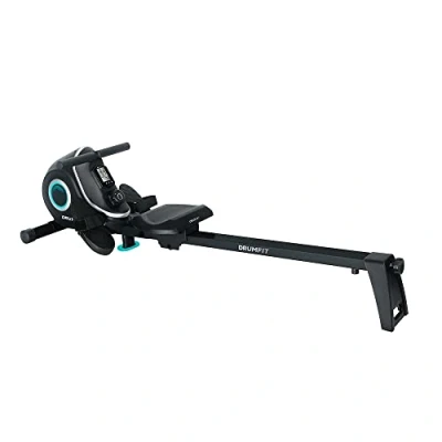Imagen de Cecotec Máquina de Remo Plegable DrumFit Rower 7000 Regatta. Resistencia Magnética, 10 Niveles, Volante Inercia 7 Kg, Deslizamiento Silencioso, Display LCD, Reposapies y Ruedas