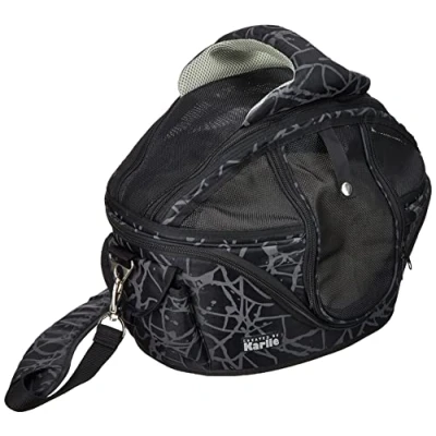Imagen de Karlie 31395 Bolso Viaje/Cama 2 en 1 Shopper de Luxe Nylon, Negro