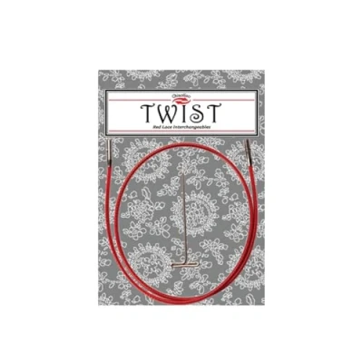Imagen de ChiaoGoo Twist Red Lace (35cm, Mini) Intercambiable Cable con Tightening Llave 1 Pedazo