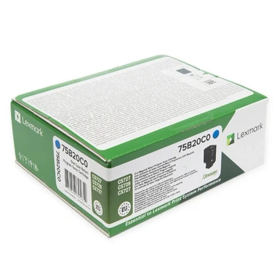 Imagen de CX727de Lexmark 75B20C0 toner cian