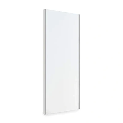 Imagen de EMUCA Espejo extraíble para Interior de Armario, orientable Mueble, 340 x 1000 mm, Acabado Gris Metalizado