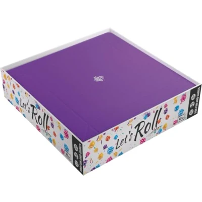 Imagen de Magnetic Dice Tray Square Black/Purple
