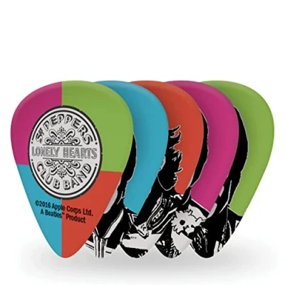 Imagen de Planet Waves 1CWH4 10B6 Signature Pepper&#039;s Lonely Hearts Club Band Medium Gauge Guitar Picks