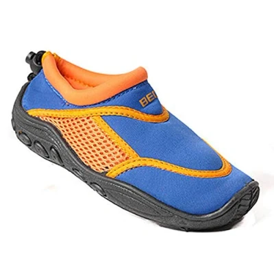 Imagen de Badeschuhe Beco Surf Escarpines infantiles, Azul/Naranja, 23 EU