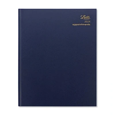 Imagen de Letts Agenda semanal 2024 con vista estándar, color azul