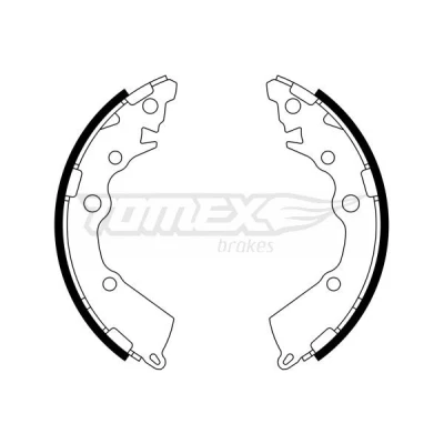Imagen de TOMEX brakes TX 23 18 Zapatas de Freno Eje trasero 180 27 KIA: Picanto II