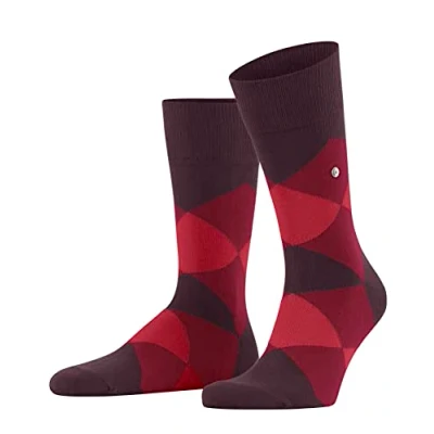 Imagen de Burlington Clyde M SO algodón estampado 1 par, Calcetines Hombre, Rojo (Claret 8375) nuevo ecológico, 40 46