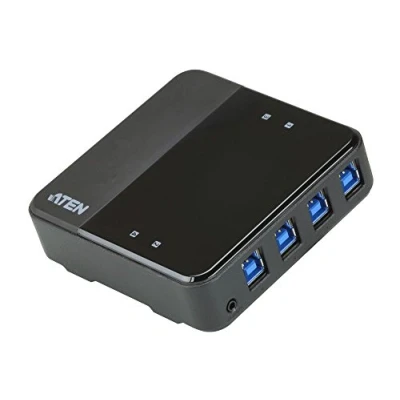 Imagen de ATEN 4 Port USB TO C Sharing Switch (US3344 AT) US3344 AT, 5000 GBIT/S, Negro, DE PLÁSTICO, 0 40 C, 20 60 80%