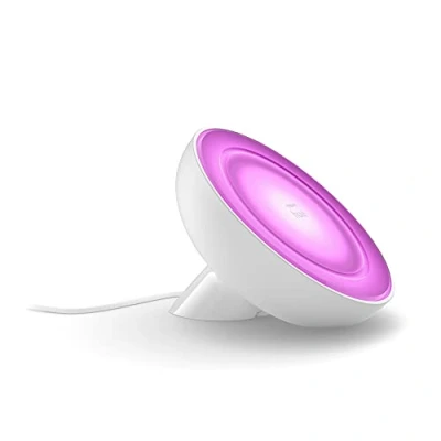 Imagen de Philips Hue Lámpara inteligente Bloom, de Mesa LED Inteligente, Luz Blanca y Colores, Compatible con Alexa Google Home, Color Blanco