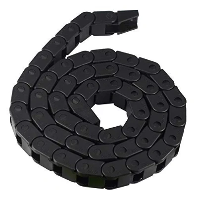 Imagen de TUZUK Cadena de arrastre cable semicolsada anidada flexible plástico 10 mm x Cadenas torsión para portador alambre piezas impresora 3D CNC Mini máquinas, 1M