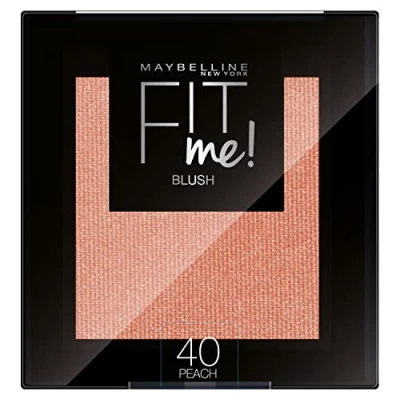Imagen de Maybelline New York Fit Me Colorete en polvo pigmentado, fácil de mezclar, aspecto natural, 40 melocotón