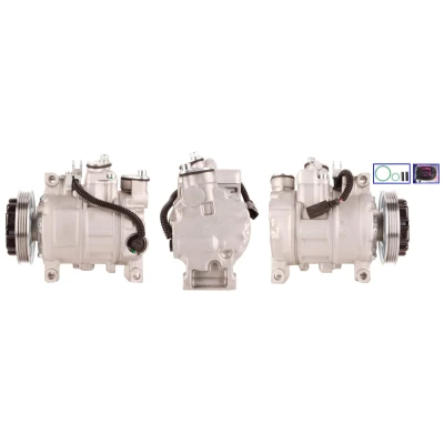Imagen de LUCAS ELECTRICAL ACP238 Compresor de Aire Acondicionado PAG 46 con juntas AUDI: A4 B6 Berlina, Avant, B7 Berlina