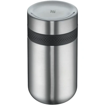 Imagen de WMF My2Go Recipiente Térmico de 500 ml y Adicional 200 ml, Respetuoso con el Medio Ambiente, Acero Inoxidable Cromargan Mate, Apto para Lavavajillas