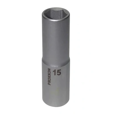 Imagen de Proxxon 23 360 Vasos Largos de 1/2&quot;, Tamaño 15mm, Longitud Total 79mm