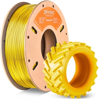 Imagen de ERYONE TPU Filament 1.75mm, 3D Drucker 1kg 1 Spool, +/ 0.05mm, 95A, Yellow